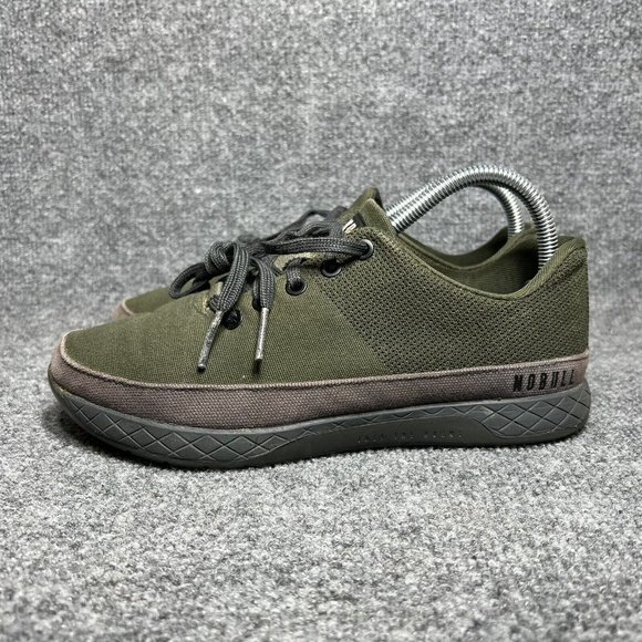 NOBULL Shoes Womens Size 8 Green Athletic Gym Canvas Trainer - Picture 3 of 10